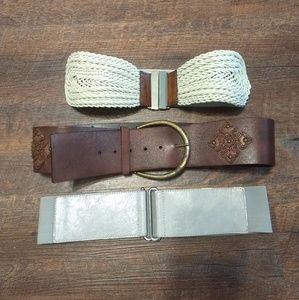 Lot of 3 Express belts